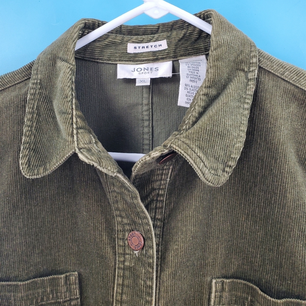 Jones Sport green corduroy jacket XL - Picture 5 of 12